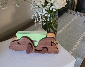 Business Card Holder(puppy Style)/Card Stand for office/Office Supplies /School Supplies/L 6.00xH 3.00xT 1.5/Gift/Card holder