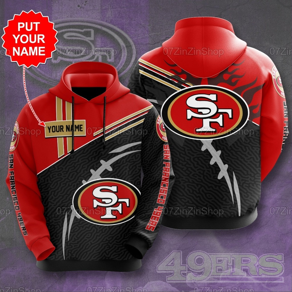 Personalized San Francisco 49ers NFL Hoodie Unisex Hoodie