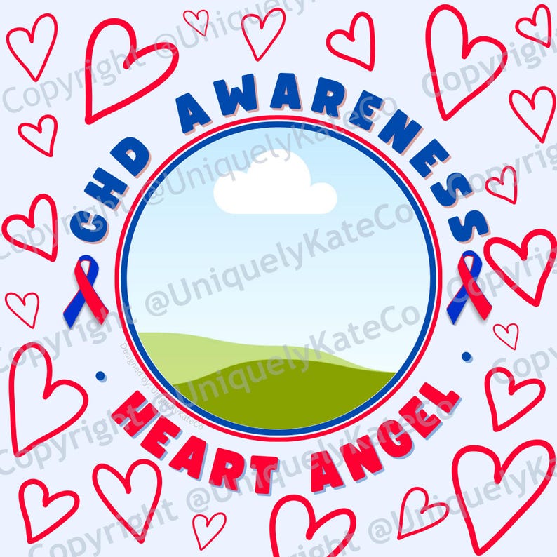 Personalized CHD Awareness Facebook Profile Photo | Heart Angel ...
