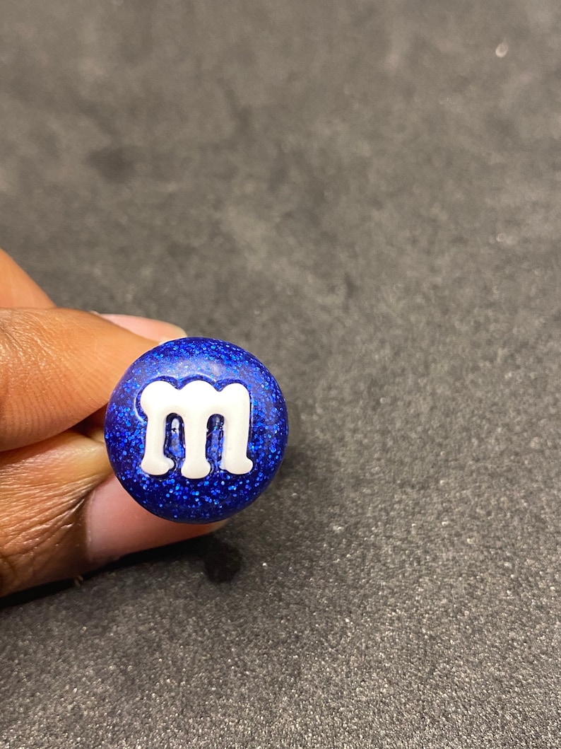 Resin M&M Accessories M and M Necklace M and M Keychain Etsy