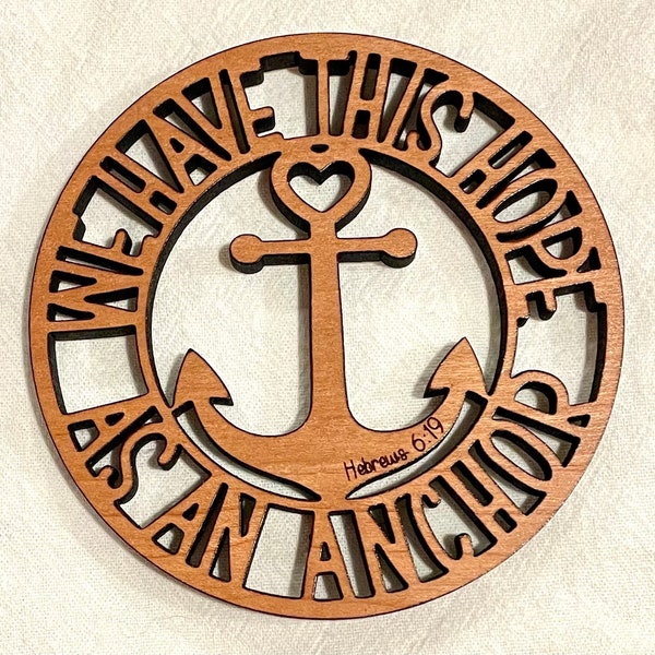 Anchor Wall Hanging Etsy