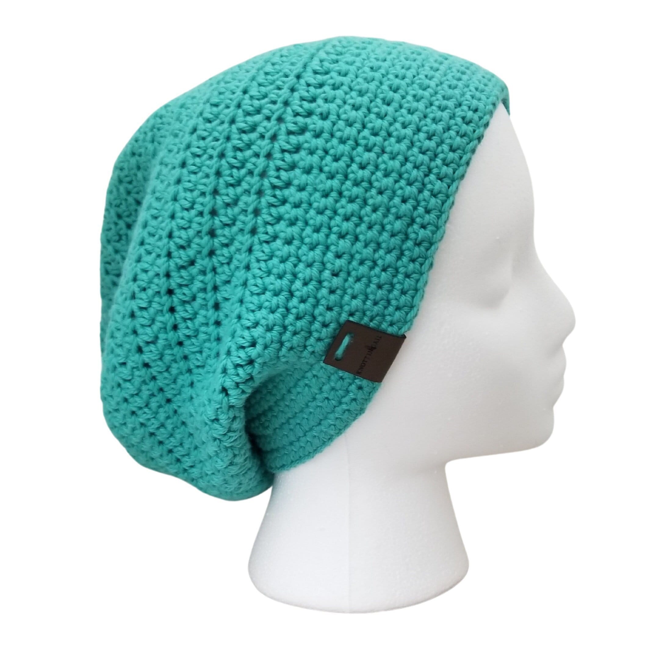 Knottingail Crochet Slouchy Beanie Hat 