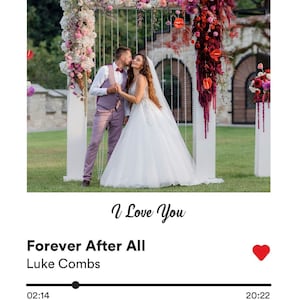 Custom Song Plaque: Personalized Photo Music Gift (PDF)