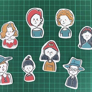Personas en mi vida pegatina / pegatina divertida / pegatina del diario / pegatina del diario de bala / pegatina bujo / pegatina del planificador / pegatina de decoración