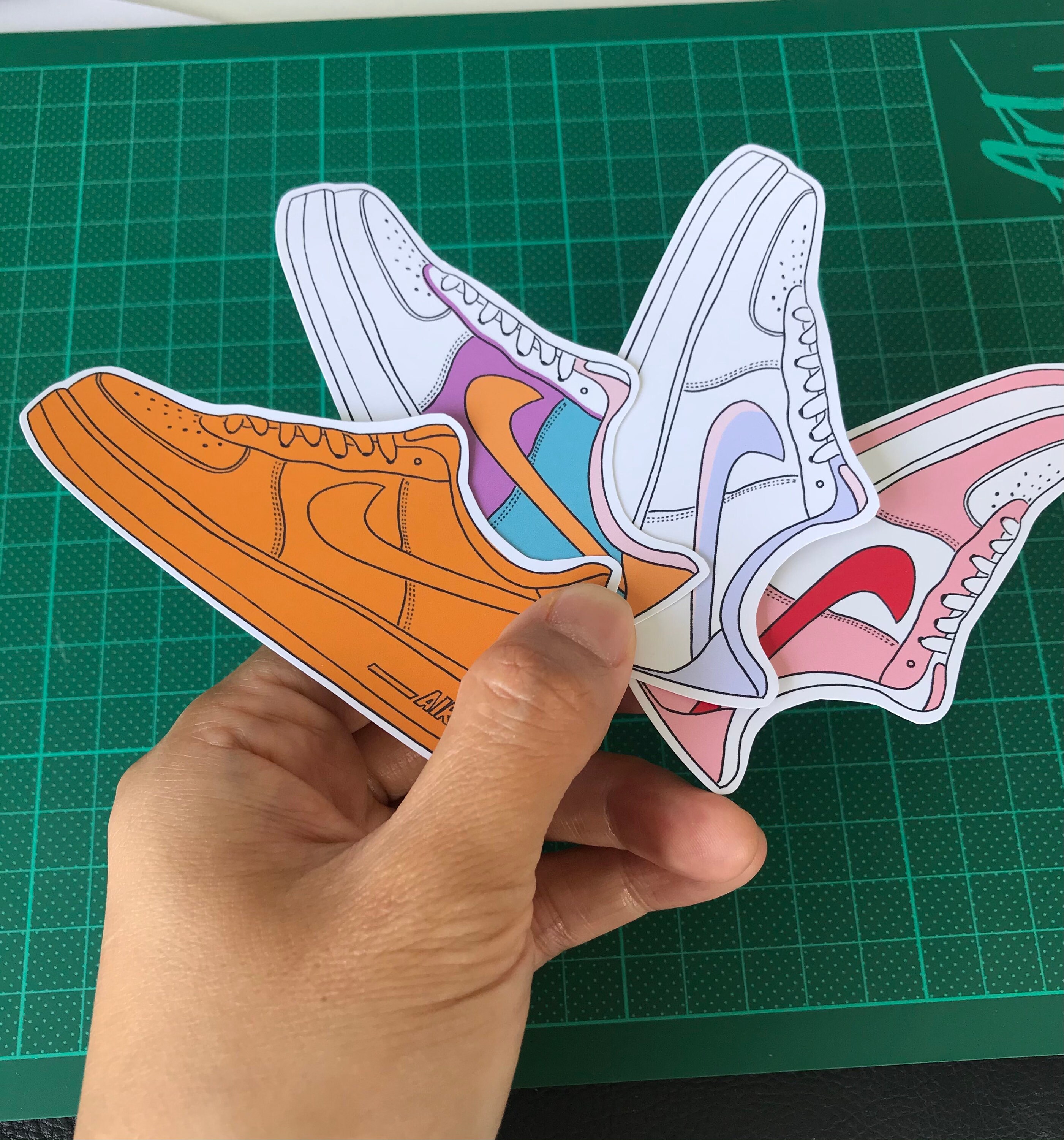 Air Force 1 Stickers Journal Sticker Bullet Journal Sticker - Etsy