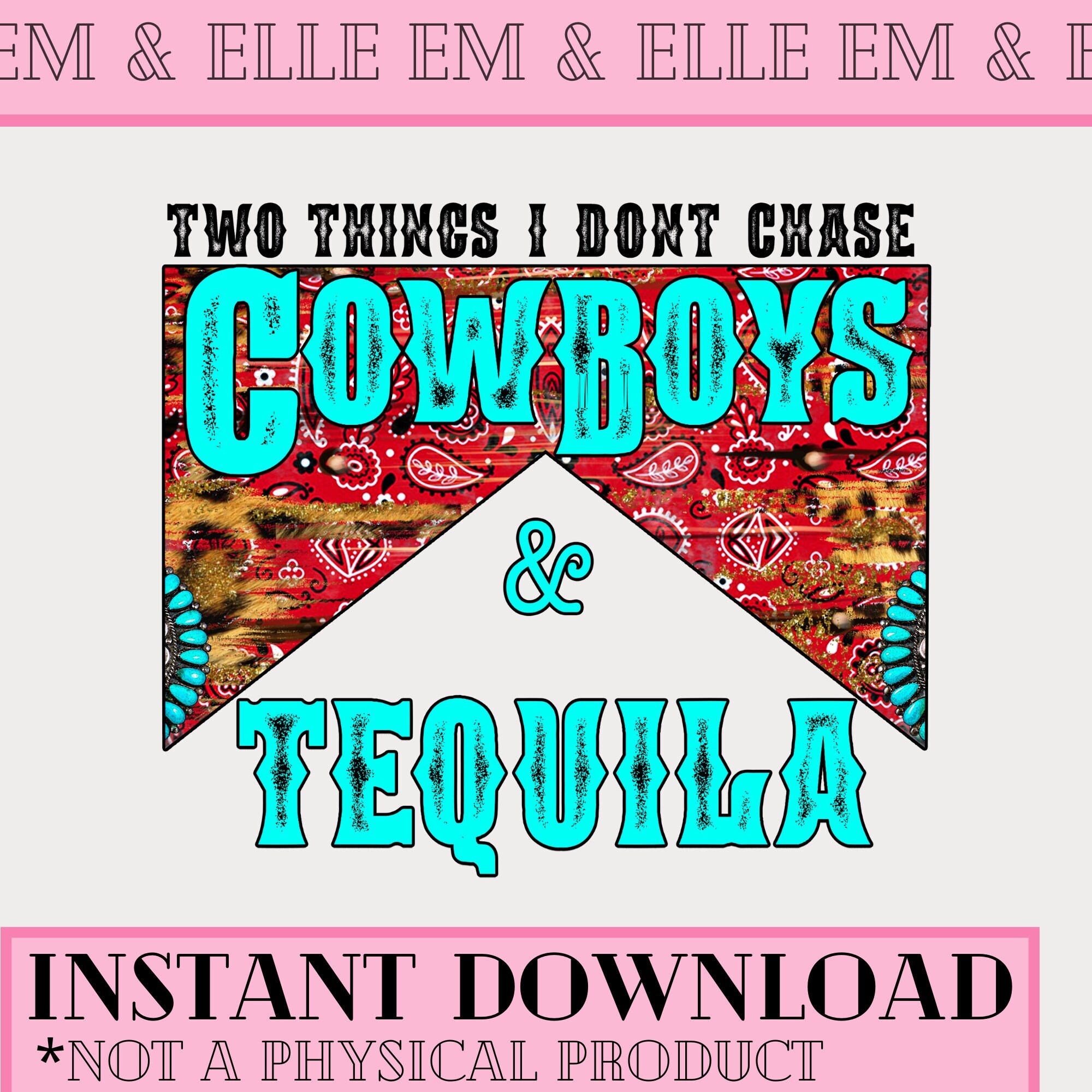 Cowboys and Tequila Cowhide PNG, Cowboys and Tequila PNG, Western