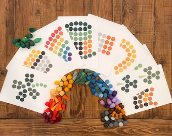 St. Patrick's Day: Mandala Loose Parts Templates Digital Download