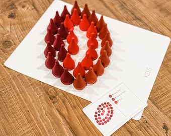 Valentine's Day: Mandala Loose Parts Patterns Template Digital Download