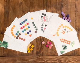 Easter: Mandala Loose Parts Easter Templates Digital Download