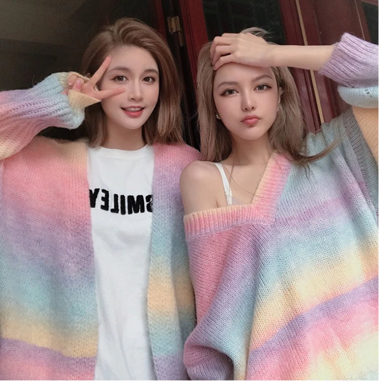 pastel pink clothing