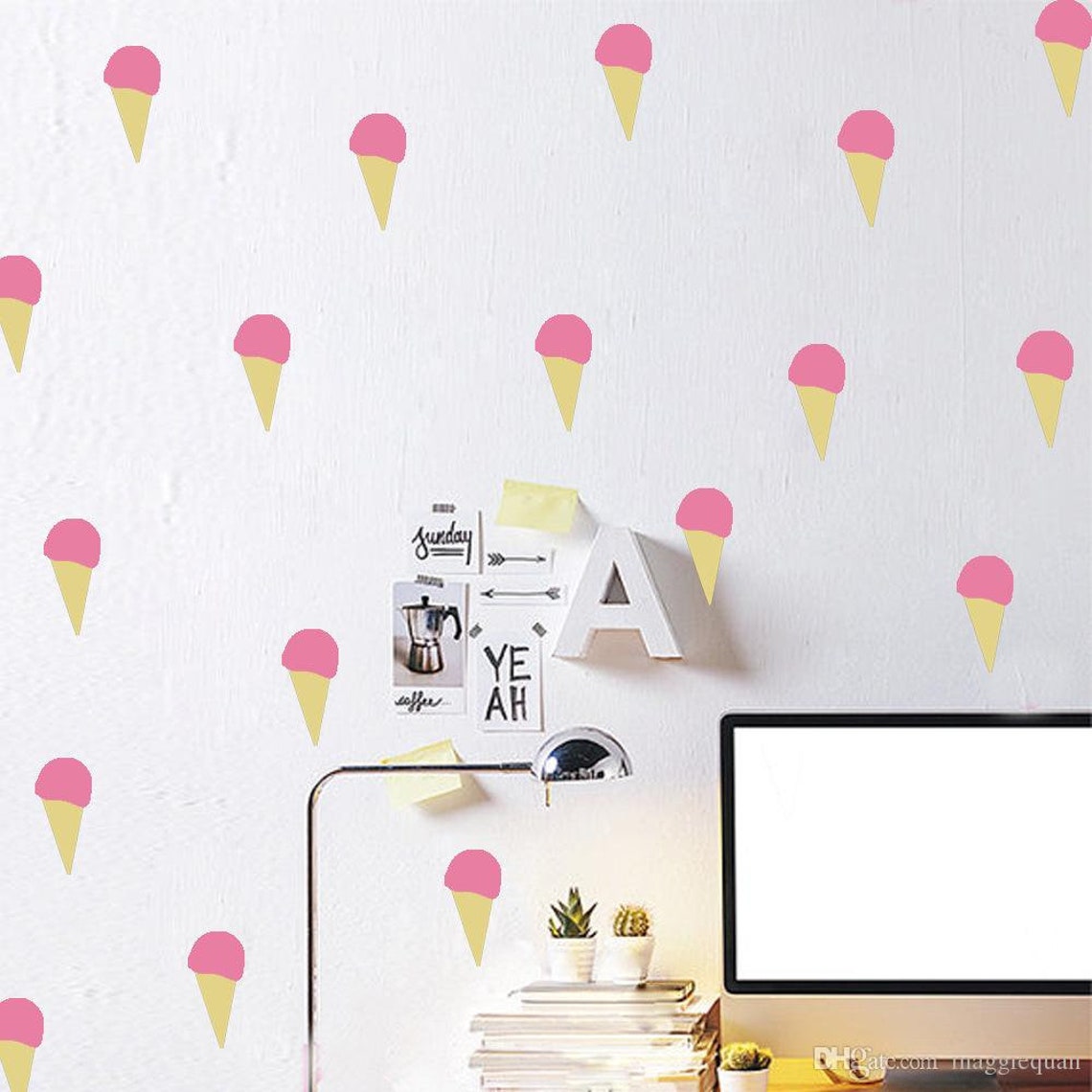 X18 Ice Cream Wall Stickers Vinyl Wall Decals Décoration de Etsy France