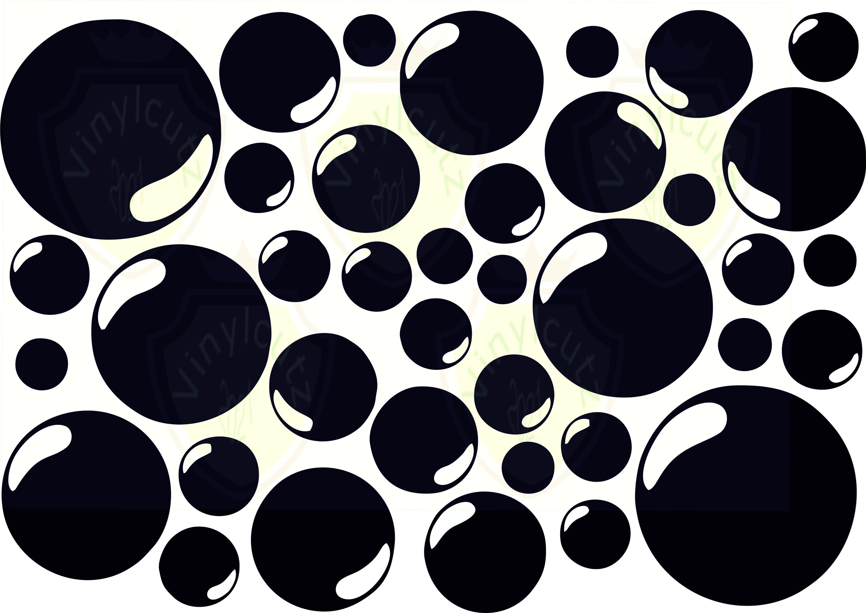 76 BUBBLES Vinyl Sticker Decals Sheet Bathroom Tile Wall Art Etsy