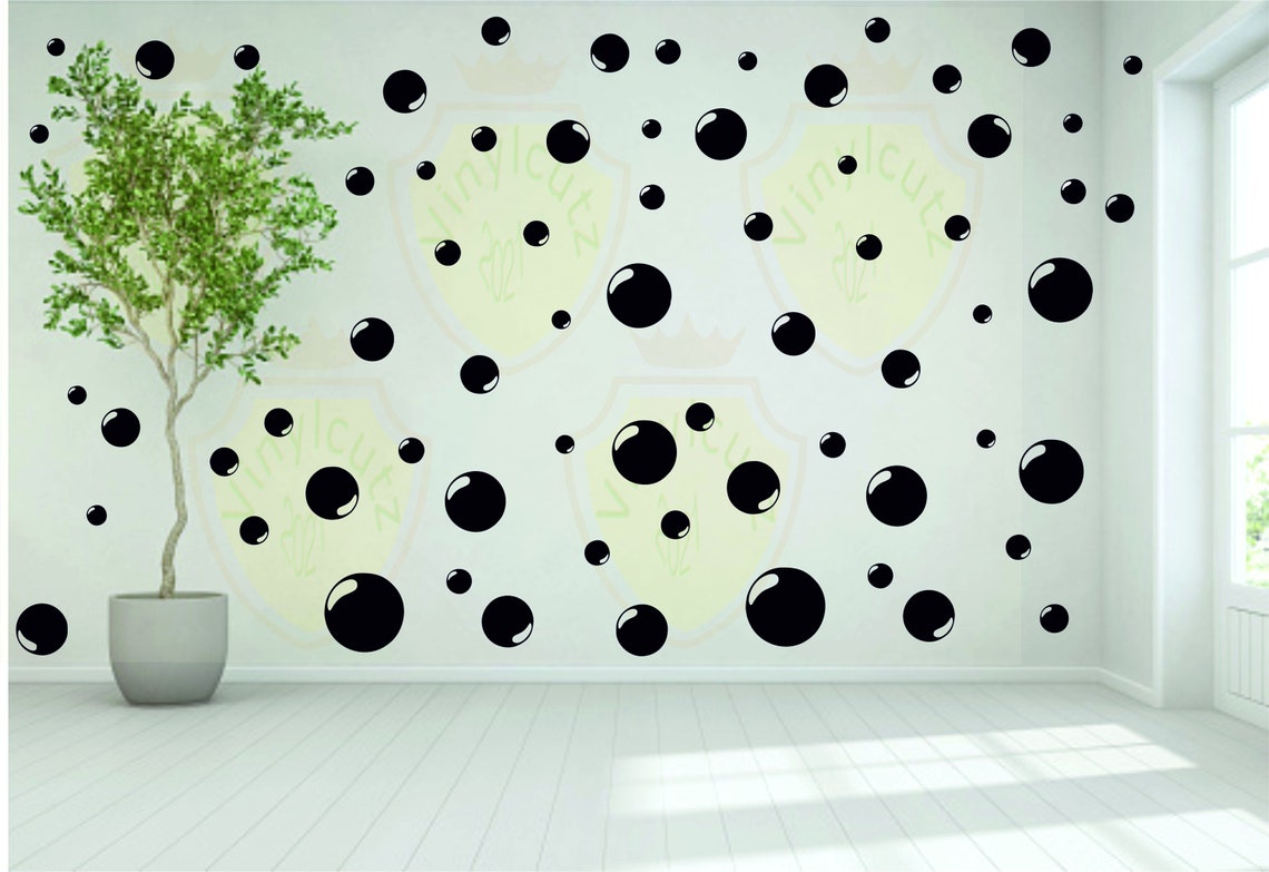 76 BUBBLES Vinyl Sticker Decals Sheet Bathroom Tile Wall Art Etsy