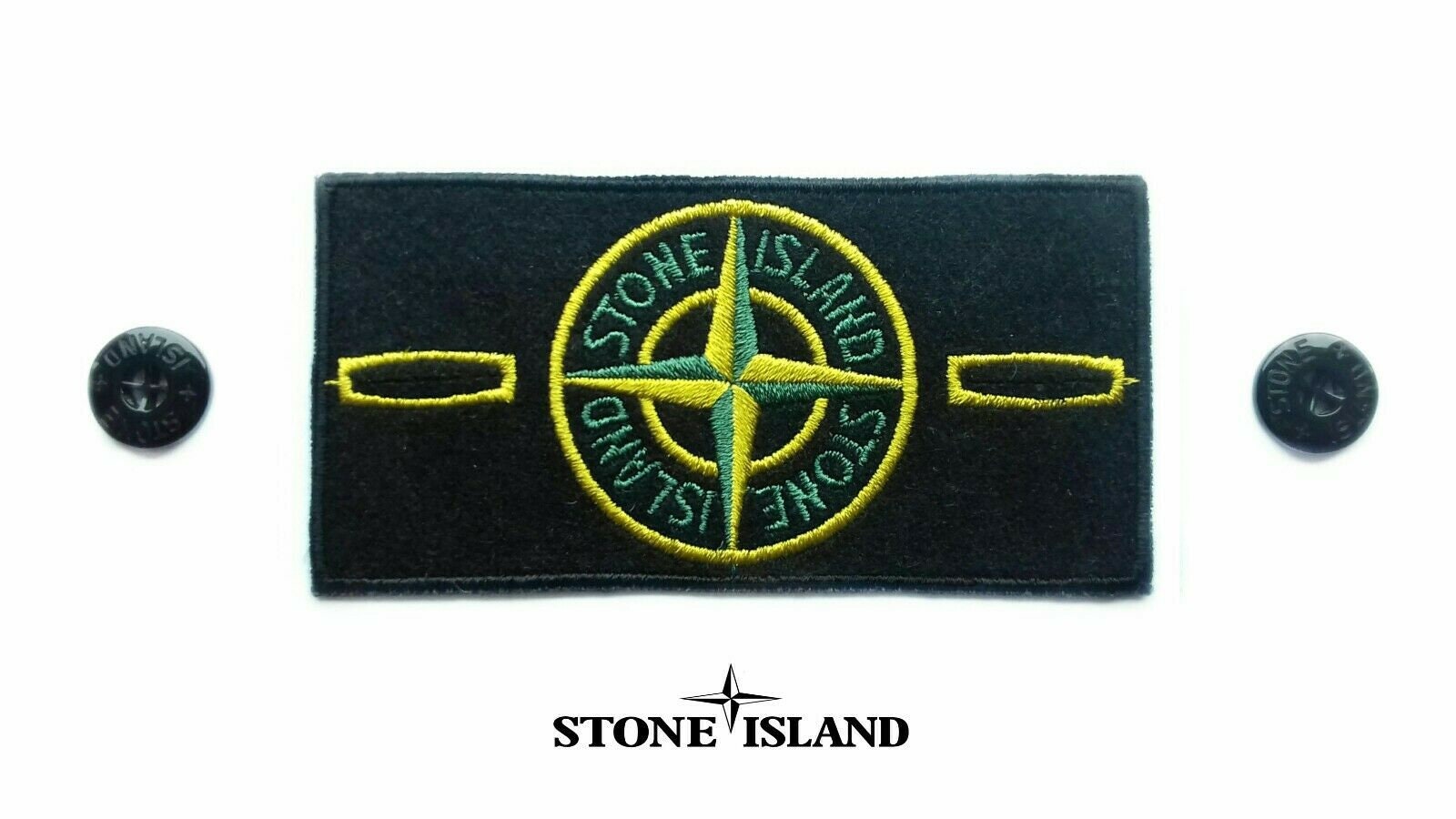 Stone Island Badge Set Buttons Neck tag Replacement Badge | Etsy