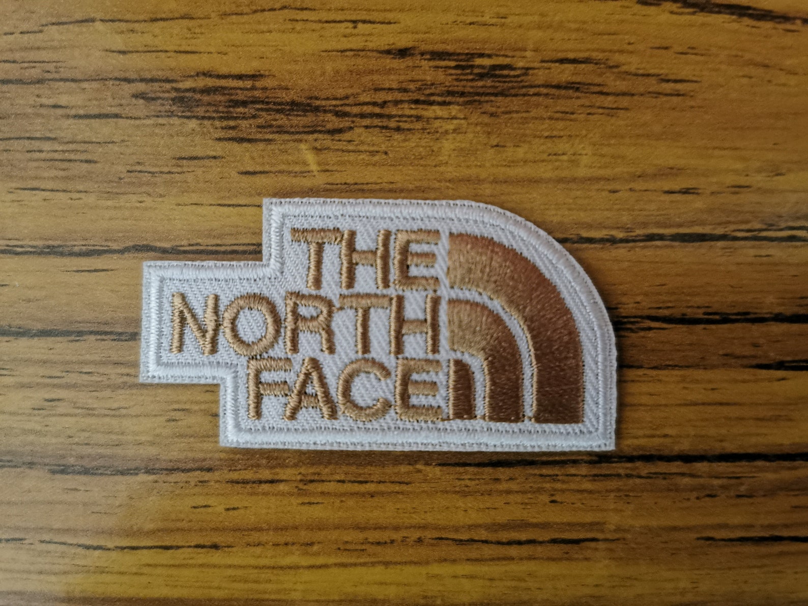 The North Face patch Gold / Patch Iron on / Sew on 5.8cm x Etsy