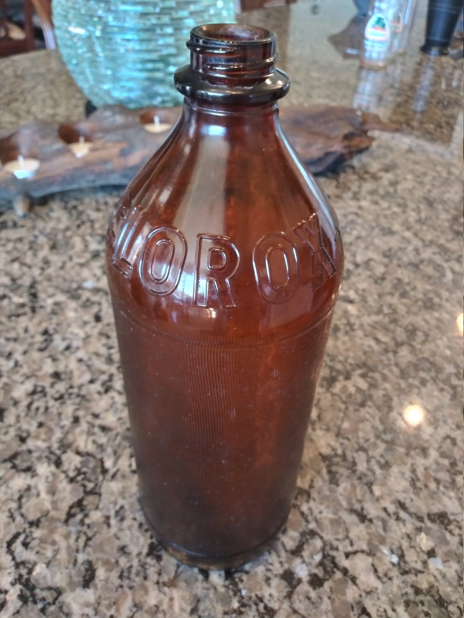 Vintage 1950s Glass Clorox Bleach Bottle Etsy