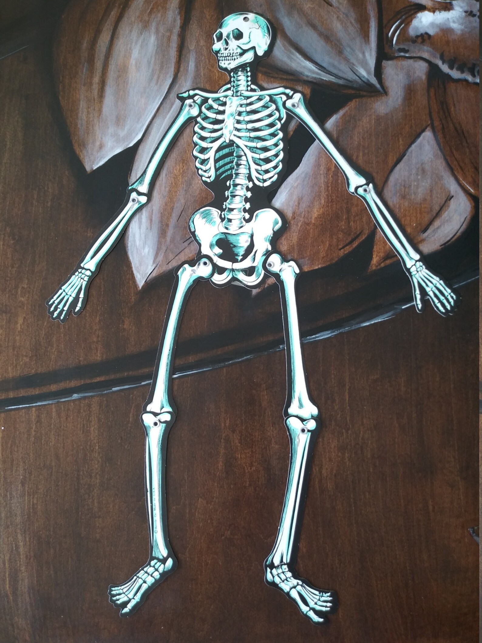 Vintage Beistle Jointed Skeleton Etsy Vintage Beistle Jointed Skeleton Etsy
