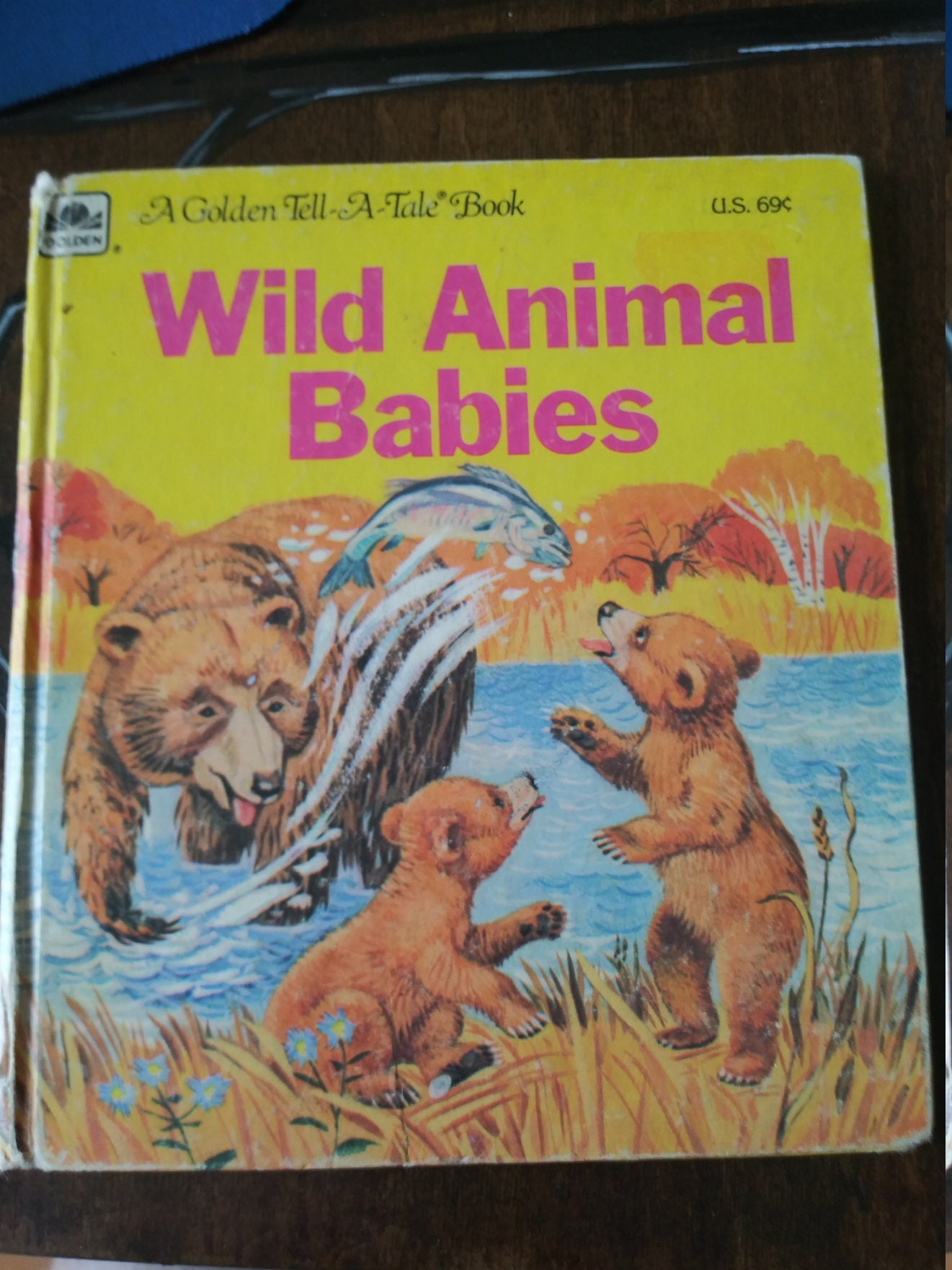 1973 Wild Animal Babies Golden Book Vintage | Etsy