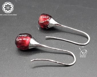 Murano Glass Pendant Earrings - VETRO ARTISTICO® MURANO N. 89 - Pendant Earrings - Women's Earrings - Lampwork - Venetian Beads