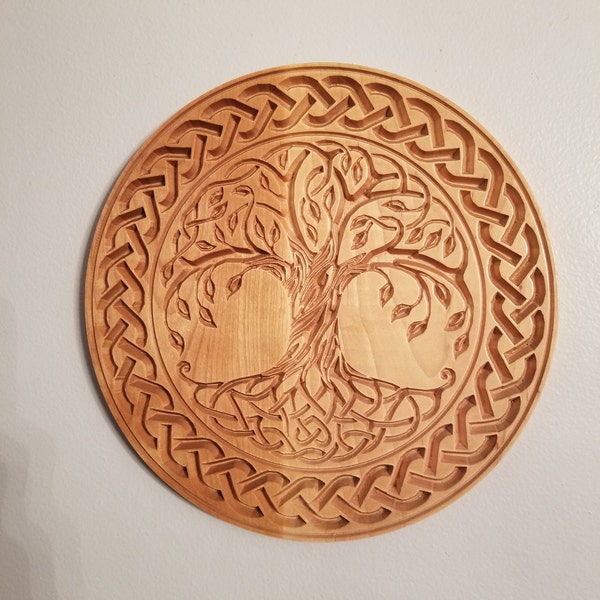 Celtic Wood Carving Etsy