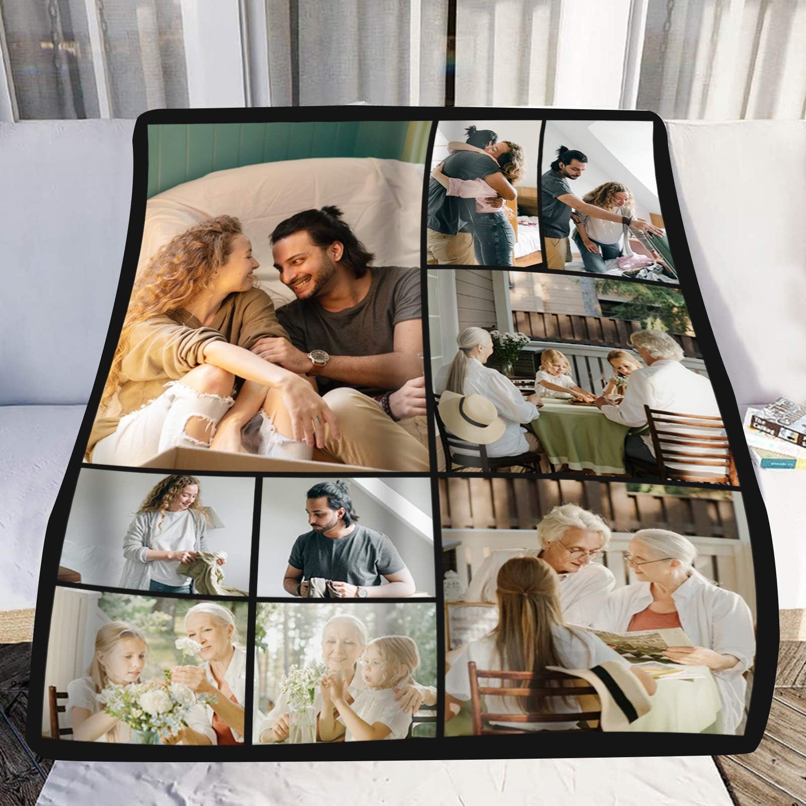 Personalized Photo Blanket Blanket Custom Blanket On Photo Etsy