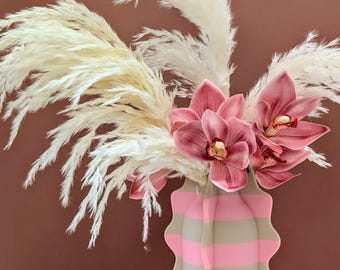 Modern Decorative Vase – 3D Printed | Stylish Vase for Dried and Artificial Flowers , Unique Home Decor, Minimalist Flower Vase