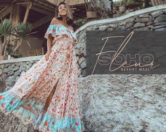 long flowy beach dress