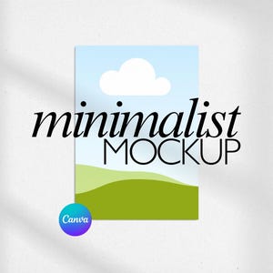 Mockup de cartão de felicitações e papelaria editável, modelo Canva para designers, mockup flat lay personalizável