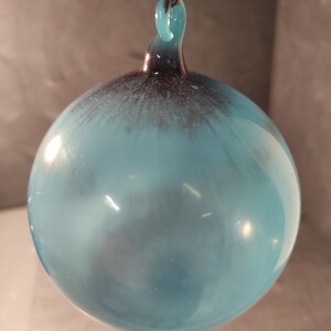 Pallina blu di diverse dimensioni hellblau transpa 8cm