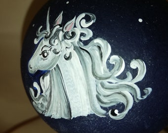 Ball with unicorn and lock