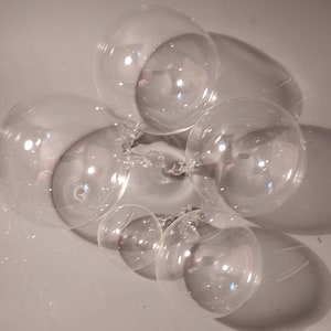 Clear glass ball in various sizes