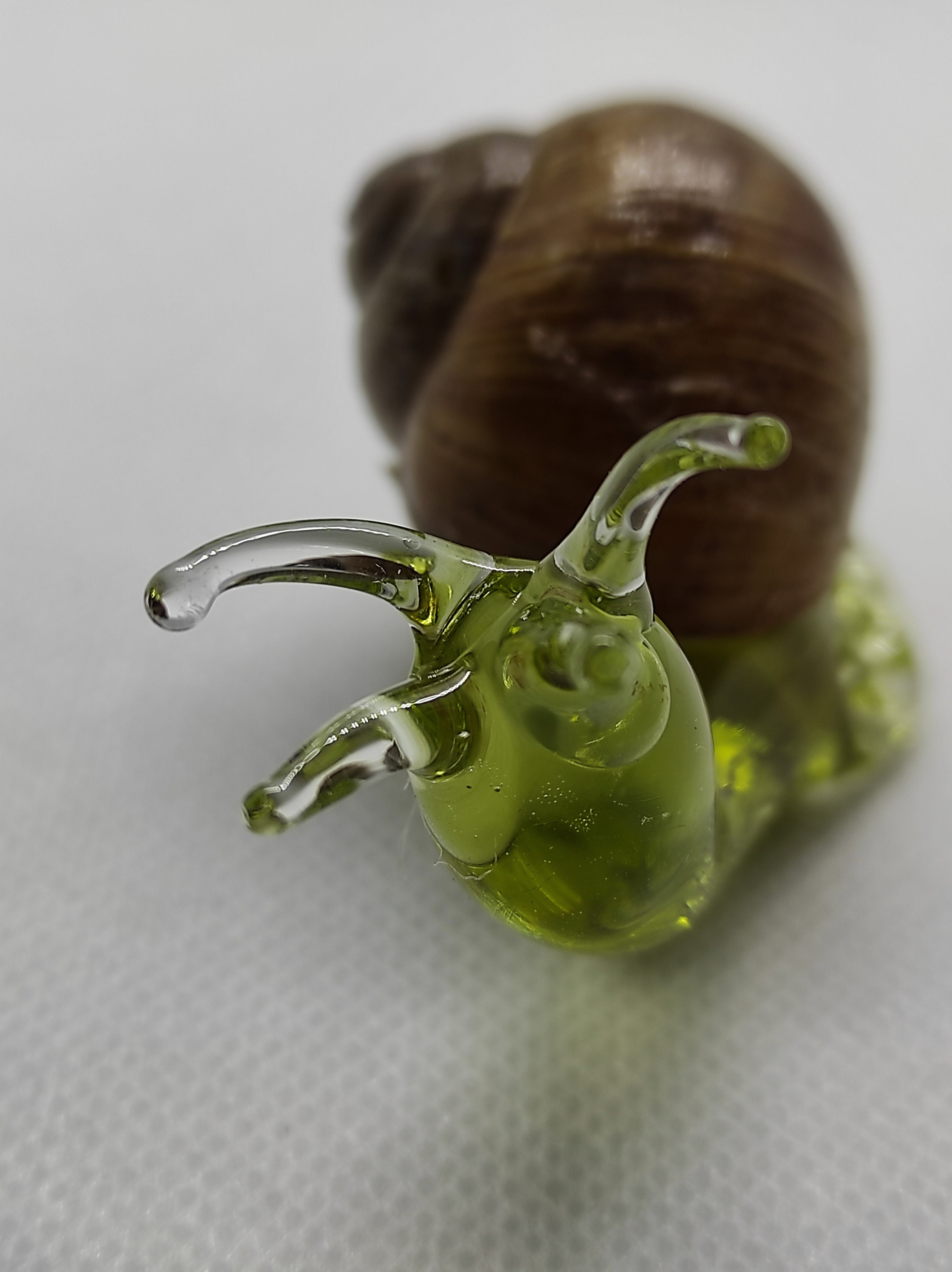 Miniblings Schnecken-Schlüsselanhänger – Handgemacht Aus Hartgummi, 50 Mm, Lustiges Accessoire, Perfekt Als Geschenk