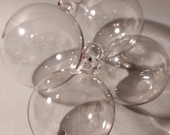 Sfera di vetro trasparente in varie dimensioni