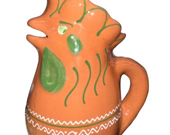 Clay Rooster Fortune pitcher free shipping