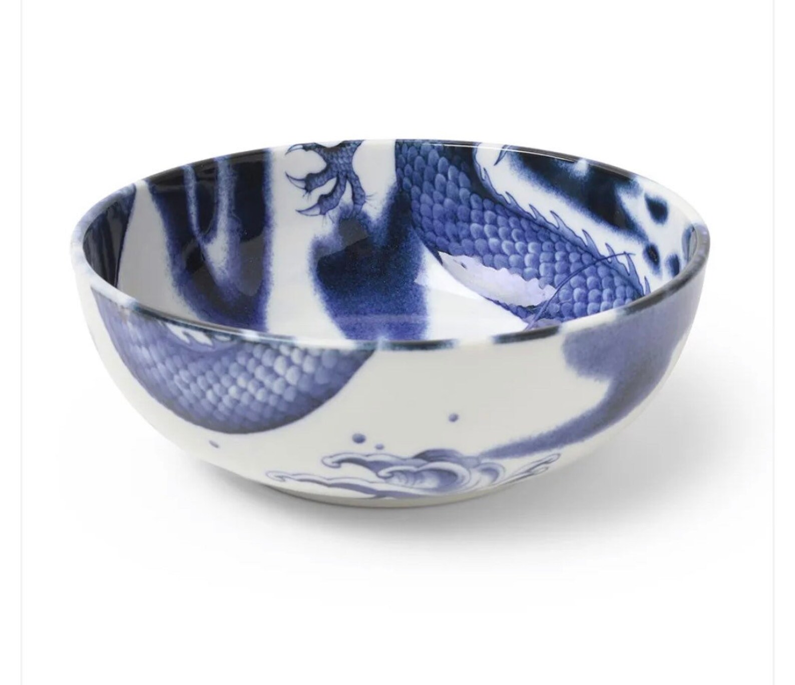 Japanese Dragon Serving Bowl Etsy