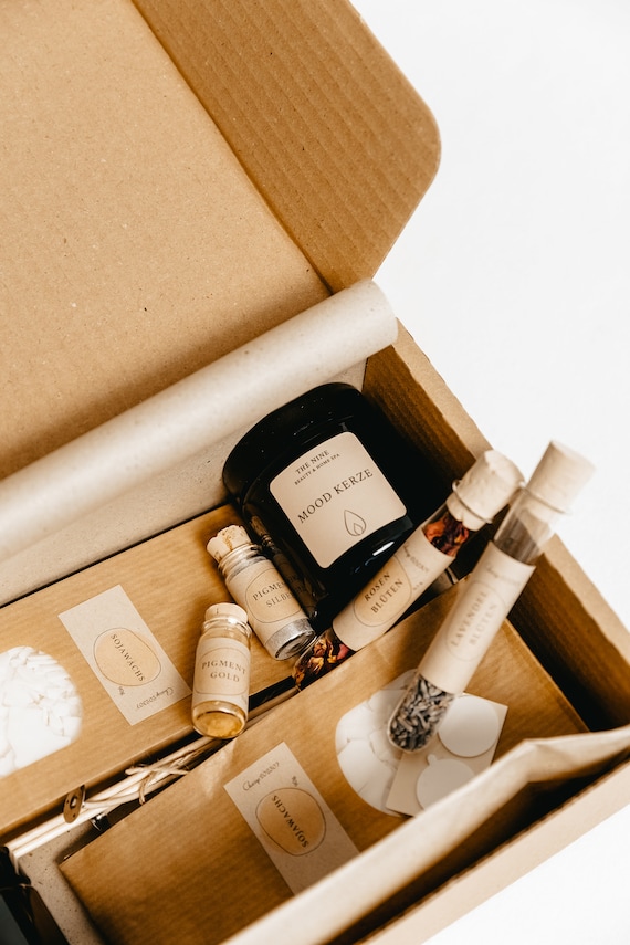 DIY Kerzen Set – Kerzen selber machen Box | Duftkerzen gießen, Geschenkidee Geburtstag & Weihnachten