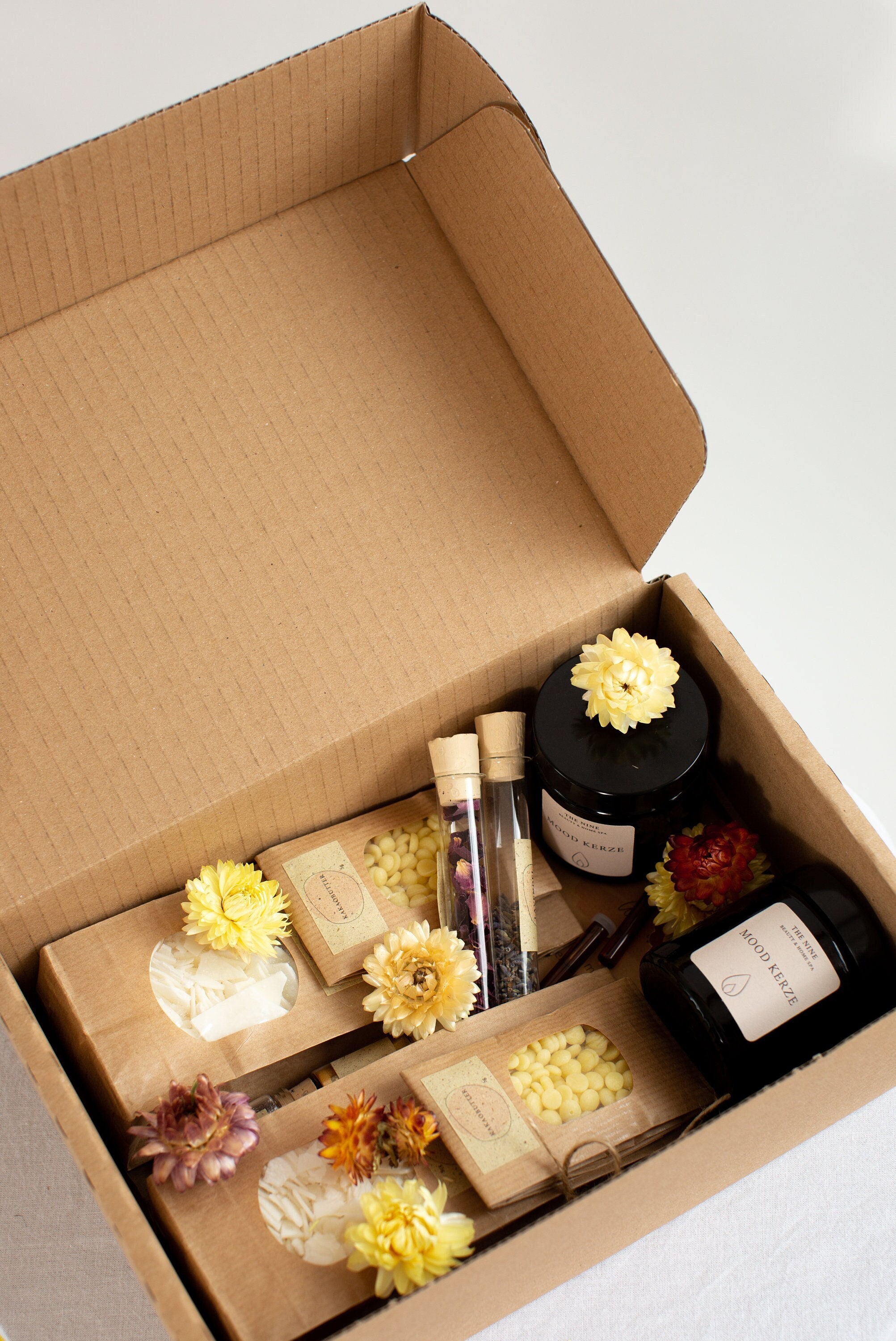 DIY Kerzen Set Box Kerzen selber machen Geschenk Duftkerzen - .de