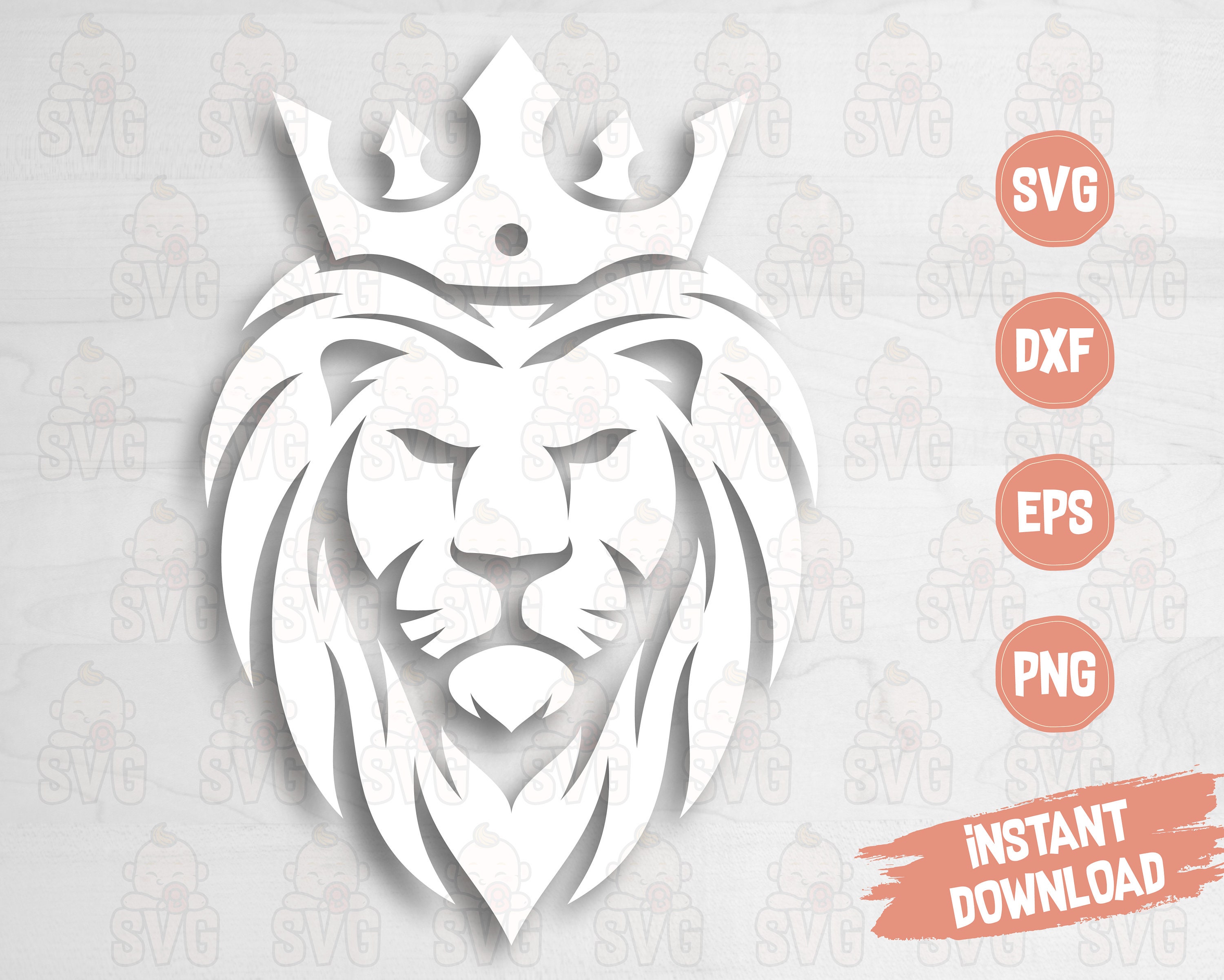 Lion Head Svg Lion King Svg Clipart File For Cricut Silhouette Images