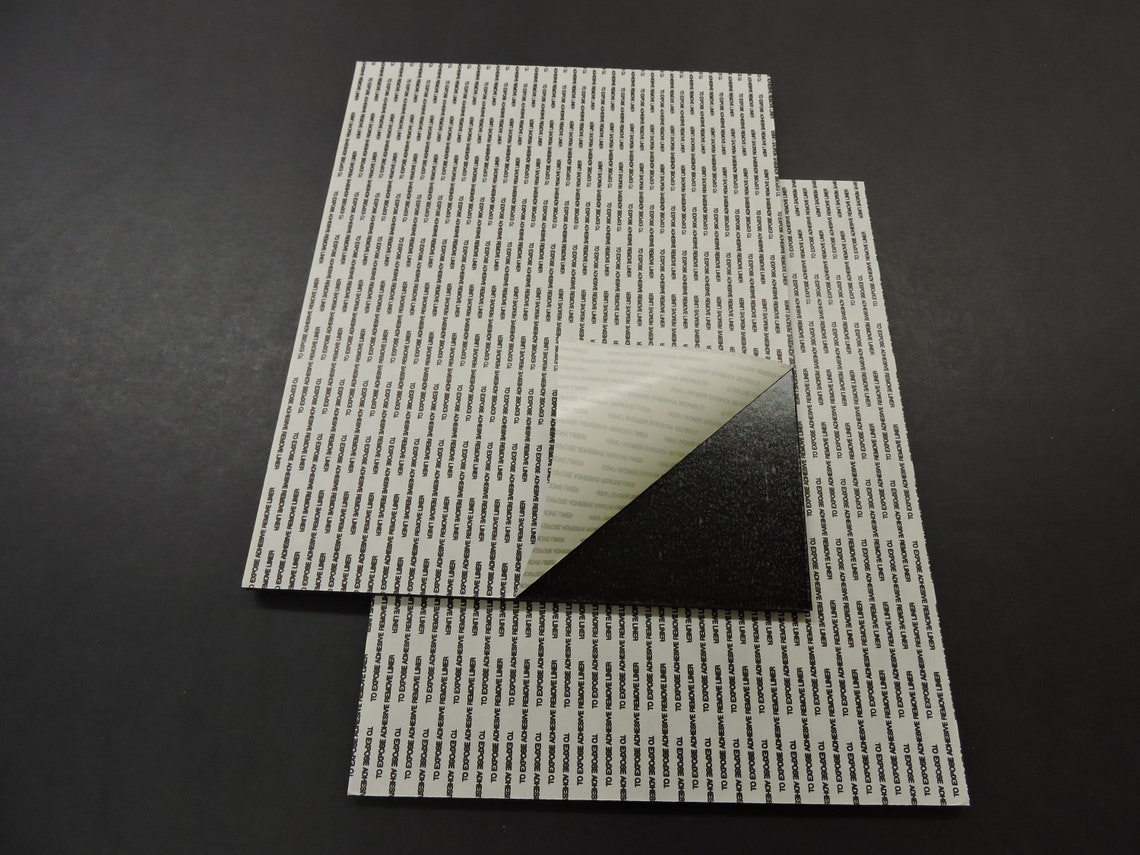 Selfstick 24x36 Foam Board Black 25 Custom Sizing Available Etsy