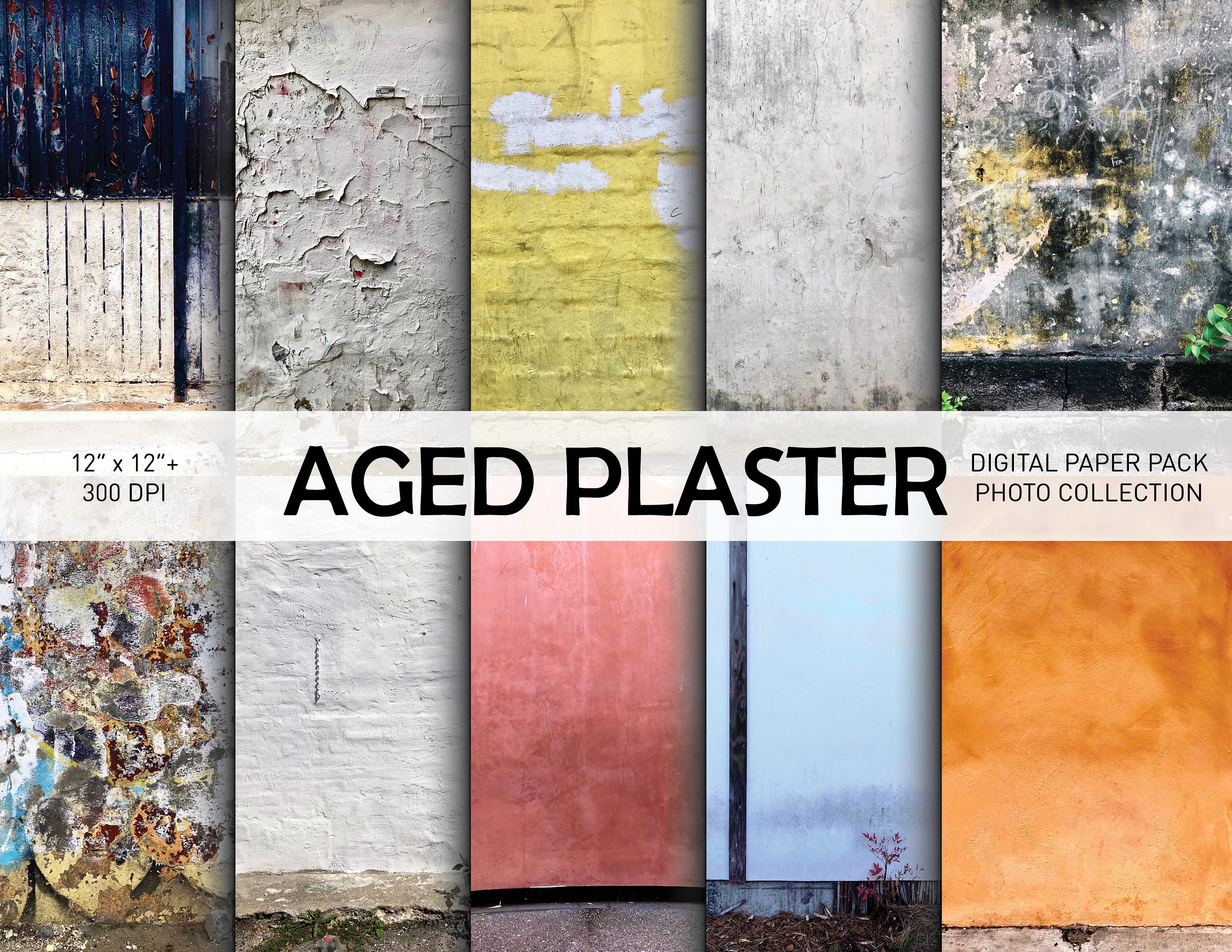 Digital WALL PANELS Paper Pack | Printable Papers | Photography ...
