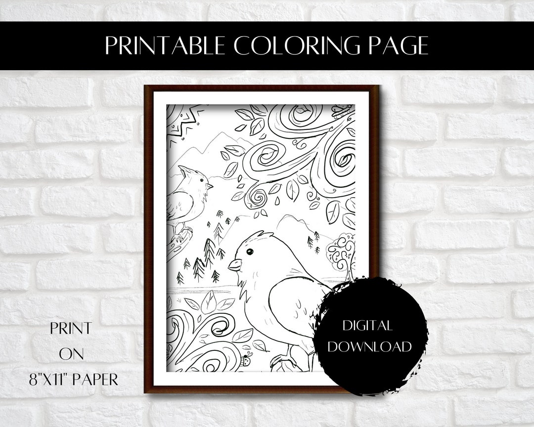 Coloring Page - Etsy