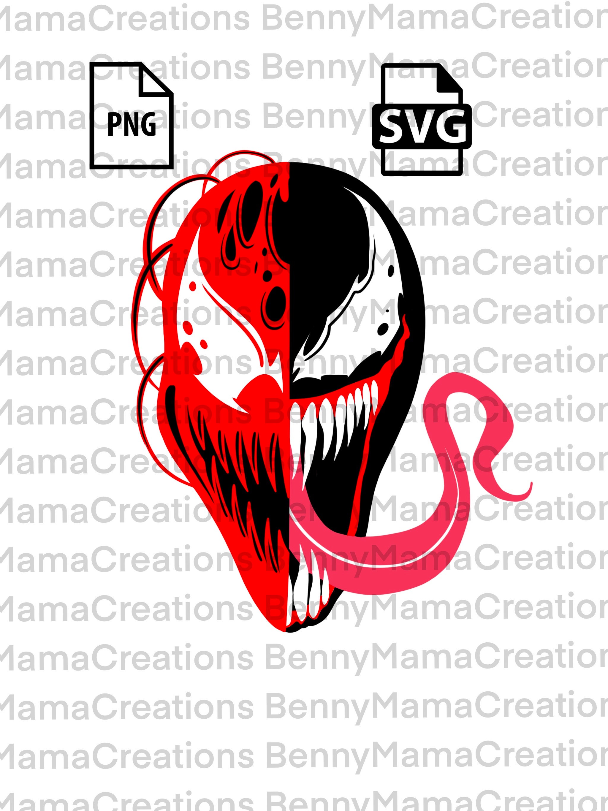 Carnage Venom Png And Svg Etsy