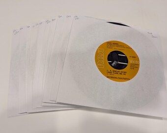 Collection de 10 45 tours vinyle 7 pouces de Jack Jones (Crooner pop jazz ! ; tous les disques sont en excellent état, de VG+ à EX+)