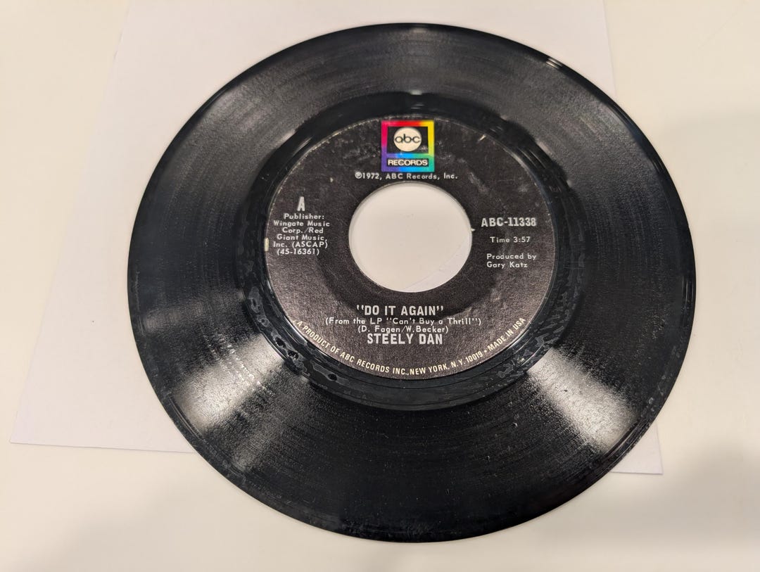 Steely Dan "do It Again / Fire in the Hole" Vinyl 7" Single (EX Side A ...