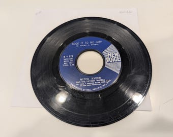 Mitch Ryder & The Detroit Wheels "Sock It To Me - Baby! / I Never Had It Better" Vinyl 7" Single (VG+ visual / EX play-grade)