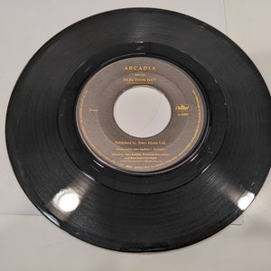 Arcadia &quot;Election Day / She&#39;s Moody And Grey, She&#39;s Mean And She&#39;s Restless&quot; Vinyl 7&quot; Single (Duran Duran side gig; NM- side A / EX side B)