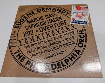 Eugene Ormandy & the Philadelphia Orchestra "The World's Favorite Tchaikovsky" Vinyl LP (Canadian; EX cover / NM disc; **Collector Grade**)