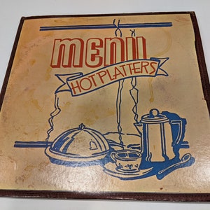 Various Artists Compilation inc. Deep Purple, Beach Boys, T. Rex, many others &quot;Menu Hot Platters&quot; Double Vinyl 2 x LP (EX cover / NM discs)