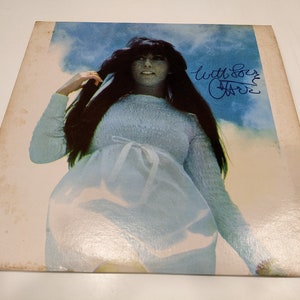Cher &quot;With Love&quot; Vinyl LP (VG+ cover; age staining / EX+ disc; microfiber hand cleaned)