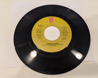 Shirley Jones "Do You Get Enough Love / We Can Work It Out" Vinyl 7" Single (NM- disc; **Collector Grade**)